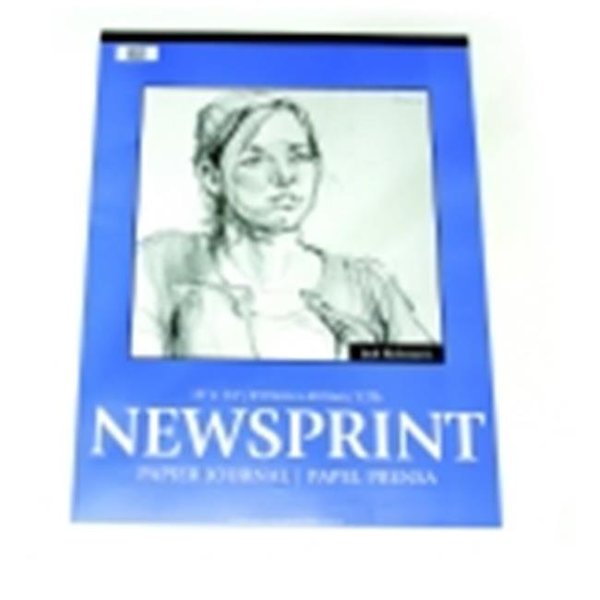 Jack Richeson Jack Richeson 9 x 12 in. Rough Newsprint Pad - 32 Lbs. - 50 Sheets; Pack 50 358736